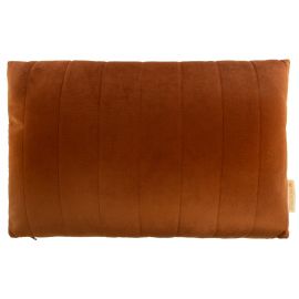 Coussin Akamba velvet 45x30 cm - Wild brown