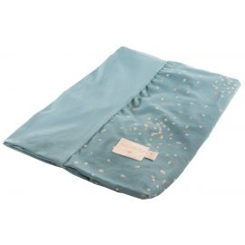 Housse de matelas à changer Calma - Gold confetti & Magic green
