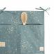 Pochette pour berceau Merlin - Gold confetti & Magic green