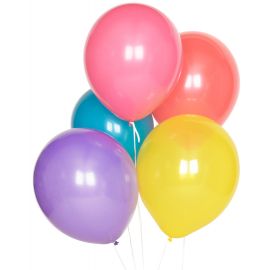 Trio ballons de baudruche - multicolores
