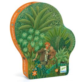 Puzzle silhouette - Dans la jungle - 54 pcs