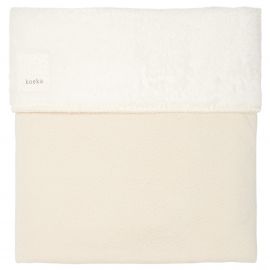 Couverture de lit bÃ©bÃ© Runa teddy - Warm white - 100x150 cm