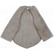 Bavoir Ã  manches Drop Dijon organic - Steel Grey