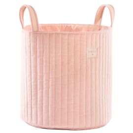 Sac de rangement Savanna velvet - Bloom pink