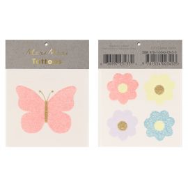 Tatouages temporaires - Floral Butterfly