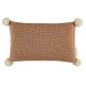 Coussin en tricot So natural - biscuit