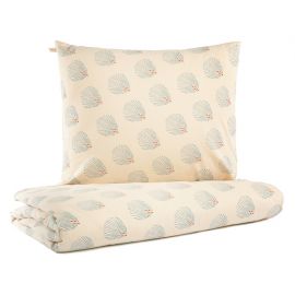Parure de lit Himalaya 1p - blue gatsby & cream