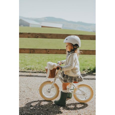 Casque pour draisienne S blanc (3-7 ans) : Banwood