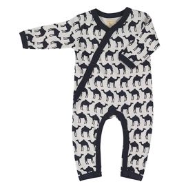 Pyjama coton bio - Chameau marin