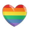 Assiettes (petites) - Rainbow Heart