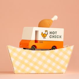 Véhicule jouet en bois Candyvan - Hot Chick Van