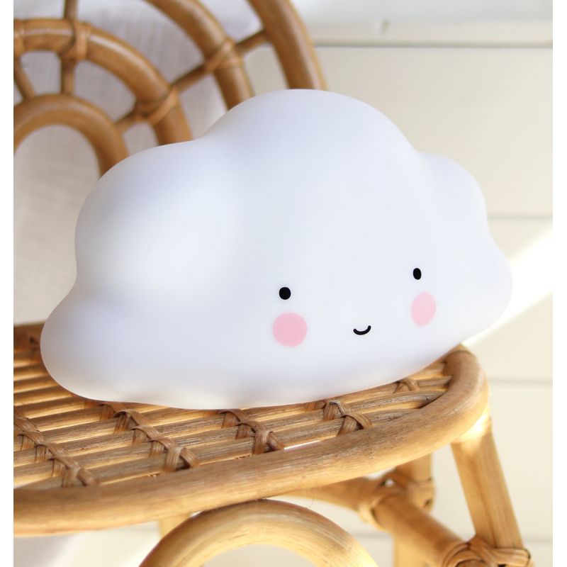 Veilleuse nuage blanc (24,5 cm) - Blanc - Kiabi - 32.95€