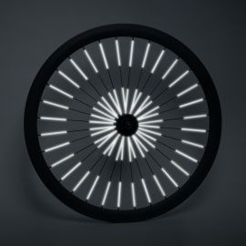 Réflecteurs pour rayons de roues de vélo - noir