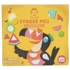Kit crÃ©atif - Sticker Pics - Crazy Animals
