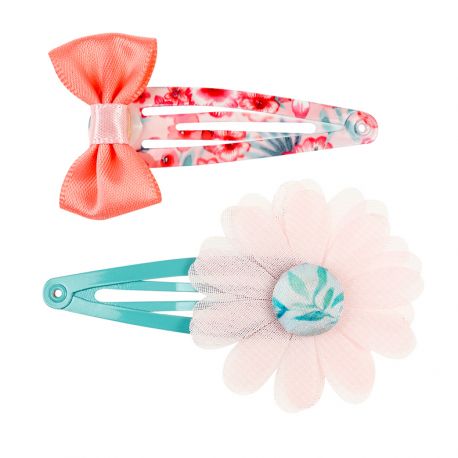 Pinces Ã&nbsp; cheveux Xana - Corail