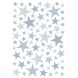 Planche de stickers A3 - Etoiles - Dusty ice bleu
