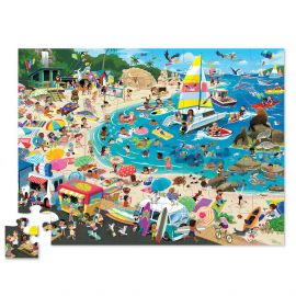 Puzzle - Day at the Beach - 48 pc