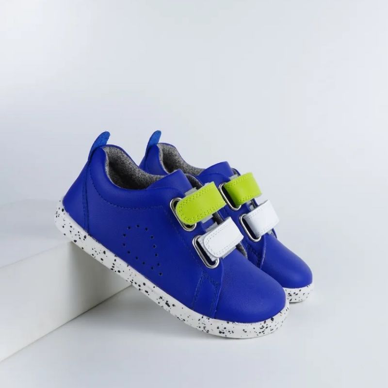 Bobux I-Walk Grass Court Switch Chaussures en cuir pour bébé Bobux avec fermetures automatiques interchangeables 