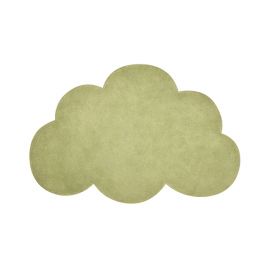 Tapis coton - Nuage - Palm green