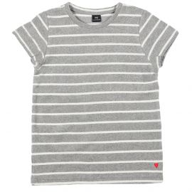 T-Shirt Terry Stripes - Grey Melee - BÃ©bÃ©