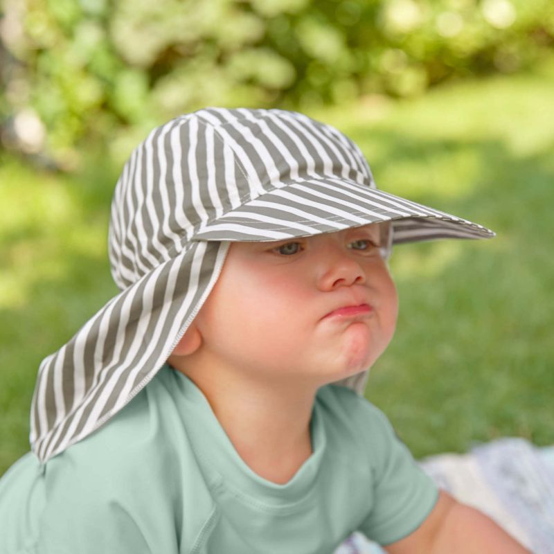 Lässig Chapeau protège nuque anti-UV bébé, bleu