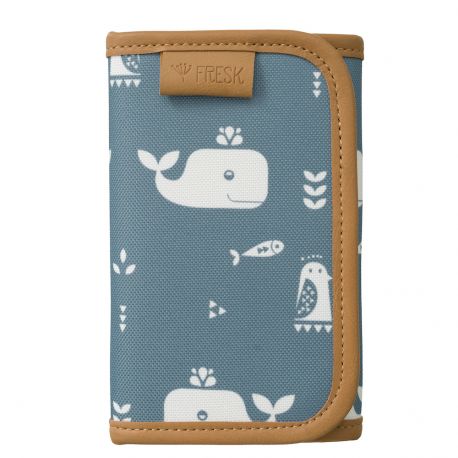 Porte-monnaie Billfold - Whale blue