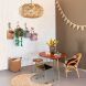 Set de 2 tabourets Chique gold
