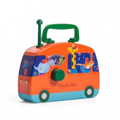 Bus musical fanfare - Les jouets métal