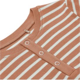Pyjama 2 pièces Wilhelm - Y & D Stripe: Tuscany rose & sandy