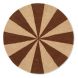 Tapis tufté Arch - Large - Dark Brick & Off-White