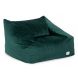 Pouf en velours Chelsea Velvet - 72x75x42 cm - Jungle Green