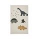 Tapis Bent small - Dino multi mix