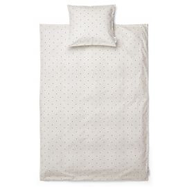 Housse de couette lit bÃ©bÃ© Ingeborg - Classic dot creme de la creme