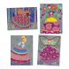 set de 4 cartes à gratter 'Le Bal des coquettes'
