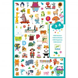 chouette set de 1000 stickers "pour les petits"
