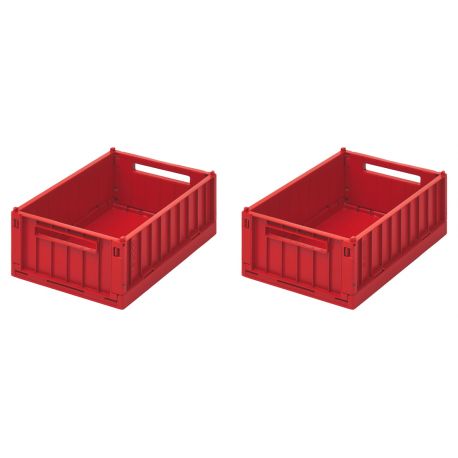 Caisse pliable Weston S 2-pack - Apple red