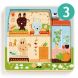 puzzle 3 niveaux 'cottage des lapins'