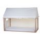 Toile pour Lit Cabane - 90 x 200 cm - Blanc