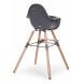 Chaise Haute 2-en-1 Evolu 2 - Naturel / Anthracite
