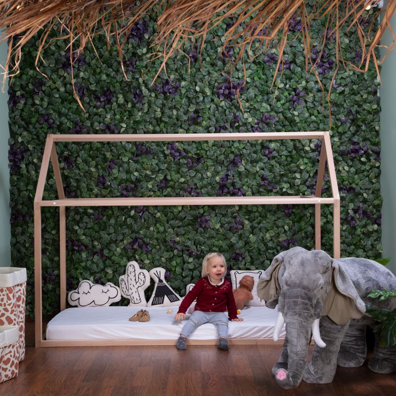 Lit cabane 70x140 Naturel - Childhome – Comptoir des Kids
