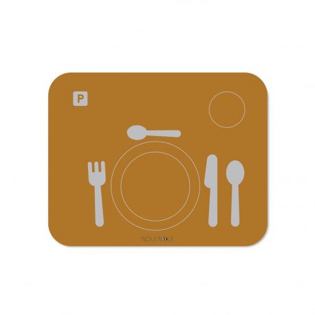 Set de table 43 x 34 cm - Learning Table Mustard