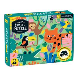 Puzzle Can You Spot? - Jungle - 12 pièces