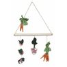 Déco murale en coton - Veggies