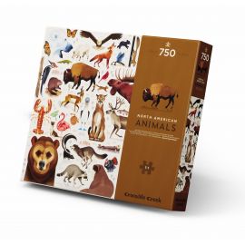 Puzzle Famille - 750 pièces - World of North American Animals