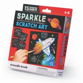 Cartes à gratter paillettes - Space Explorer