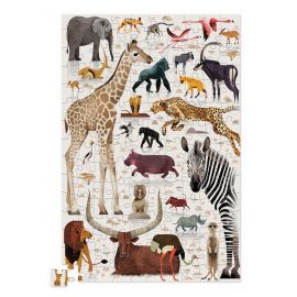 Puzzle boîte métal - 150 pièces - African Animals