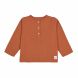 T-shirt manches longues en mousseline - coton biologique - rust