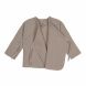 Kimono en mousseline - coton biologique - taupe