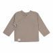 Kimono en mousseline - coton biologique - taupe