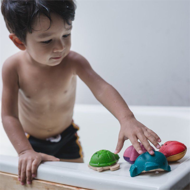 Boule de jouet de bain pour bébé avec jouet d'animal de mer pour